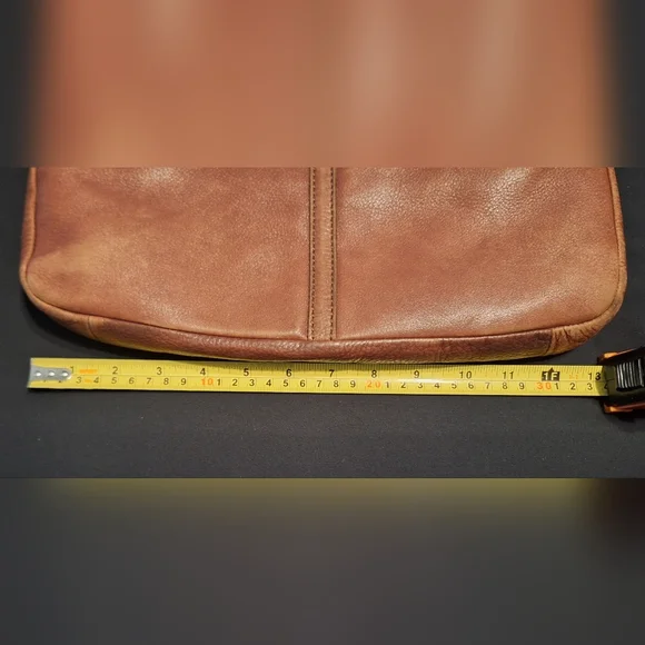 Fossil Foldover Leather Crossbody Messenger Bag - Picture 6 of 15